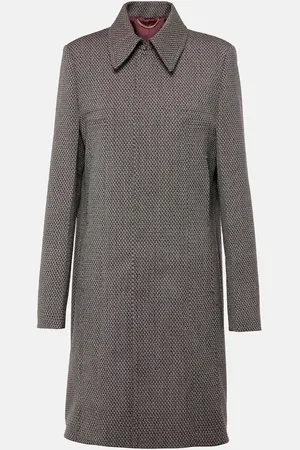 Victoria Beckham Abrigo sartorial de lana virgen