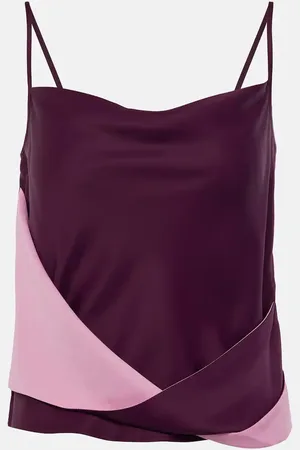J.W.Anderson Tank top de satén drapeado