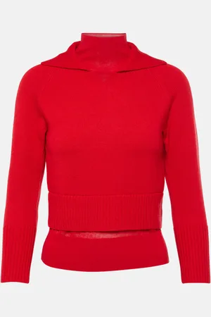 Victoria Beckham Jersey de lana a capas
