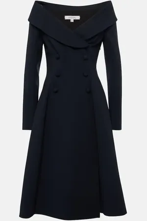 Dorothee Schumacher Vestido midi con hombros descubiertos