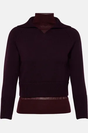 Victoria Beckham Jersey de lana a capas