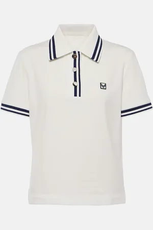 Tory Burch Polo de piqué de mezcla de algodón
