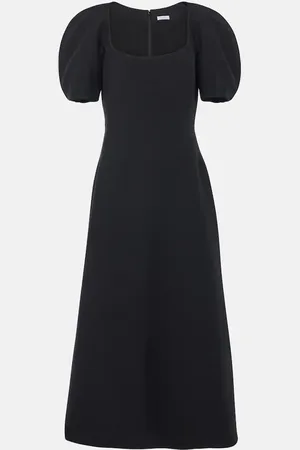 GABRIELA HEARST Vestido largo Niahm de lana y seda