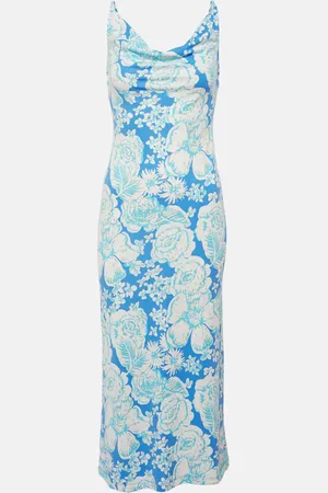 Diane von Furstenberg Vestido midi Alik de jersey floral