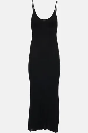 Khaite Vestido midi Leesal de jersey floral