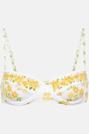 Farm Rio Top de bikini Azaleia floral