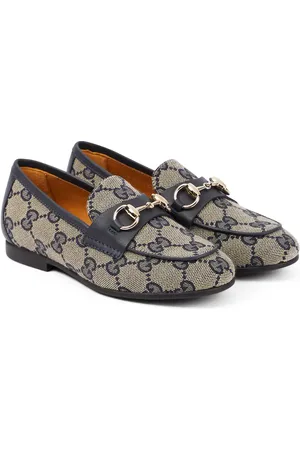 Gucci Mocasines de lona GG con Horsebit