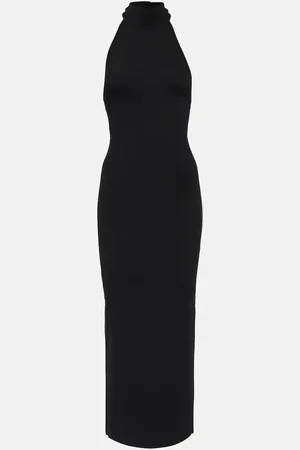 Khaite Vestido midi acanalado Suzanne