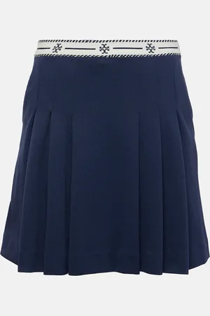 Tory Burch Minifalda con volantes y logo