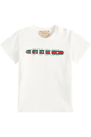 Gucci Bebé - camiseta de algodón con logo
