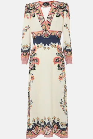 Etro Vestido largo con paisley