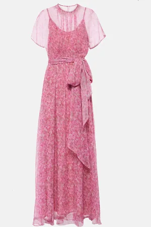 Max Mara Vestido de fiesta Novak de georgette de seda