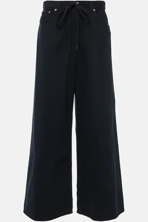 Maison Margiela Jeans anchos de tiro alto