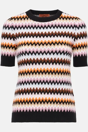 Missoni Top de lana en zigzag