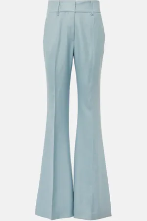 GABRIELA HEARST Pantalones flared Rhein de seda y lana