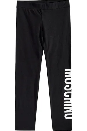 Moschino Leggings de mezcla de algodón con logo