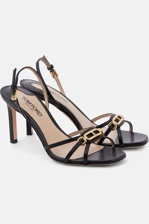 Tom Ford Sandalias de piel adornadas