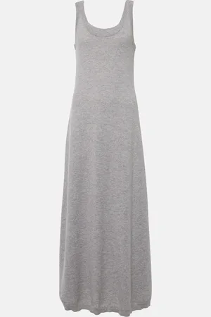 Brunello Cucinelli Vestido midi de cachemir