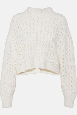 Max Mara Jersey cropped de lana y cachemir