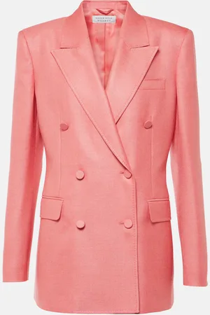 GABRIELA HEARST Blazer cruzado Gavin de seda y lana