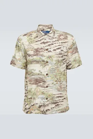 Ralph Lauren Camisa bowling estampada