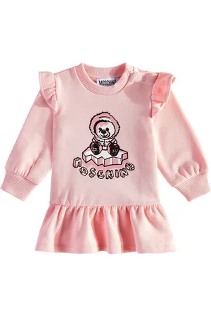 Moschino Bebé - vestido Teddy Bear de algodón