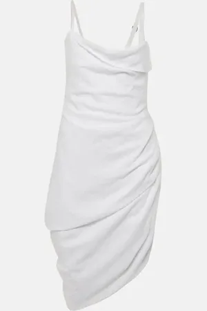 Jacquemus Vestido corto La Robe Saudade drapeado