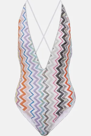 Missoni Bañador de lamé en zigzag