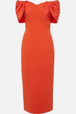 Rebecca Vallance Vestido midi Alani sin hombros