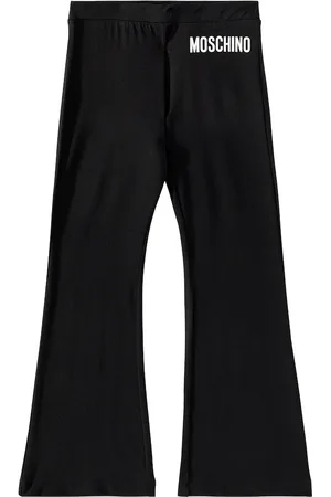 Moschino Pantalones de mezcla de algodón con logo