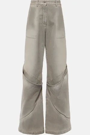 The Attico Jeans anchos de tiro bajo
