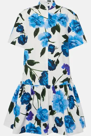 Erdem Vestido camisero floral