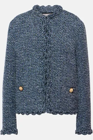 VALENTINO Chaqueta de tweed denim