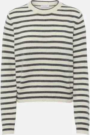 Brunello Cucinelli Jersey de mezcla de cachemir
