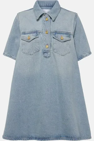 Ganni Vestido corto de denim