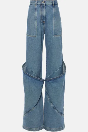 The Attico Jeans anchos de tiro bajo