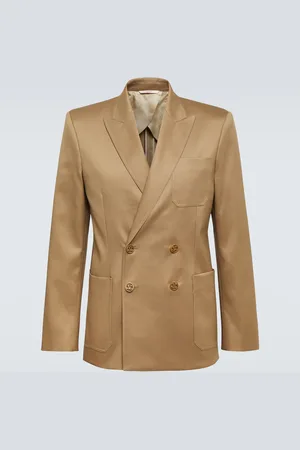 VALENTINO Blazer VLogo Signature de satén de algodón