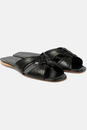 The Row Sandalias Soft Knot de piel