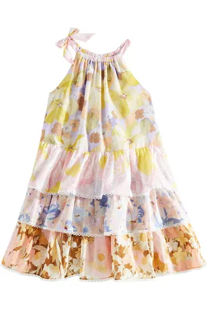 ZIMMERMANN Vestido de algodón con cuello halter