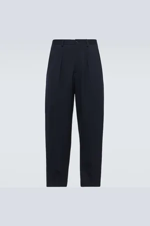 Giorgio Armani Pantalones rectos de lana