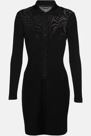 Tom Ford Vestido de punto acanalado