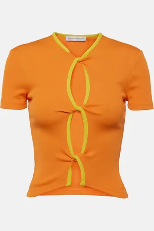 CHRISTOPHER ESBER Camiseta Open Twist de punto acanalado