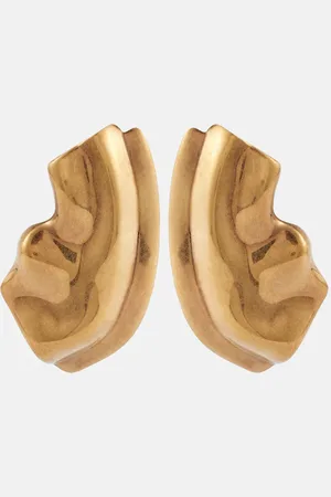 Khaite Pendientes Amato chapados en oro
