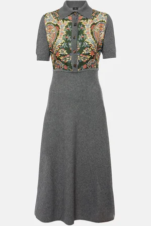 Etro Vestido midi con seda