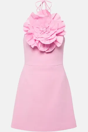 Rebecca Vallance Vestido corto Odetta con aplique floral