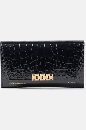 Victoria Beckham Cartera con cadena de piel grabada