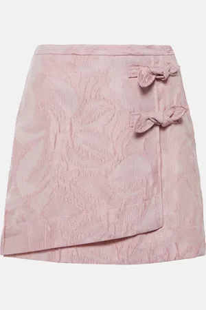 Ganni Falda envolvente en jacquard