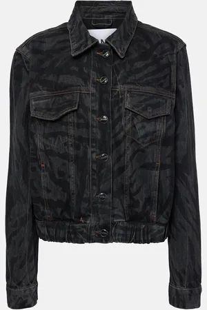 Ganni Chaqueta de denim estampada