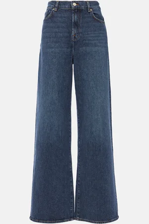 7 for all Mankind Jeans anchos Scout de tiro alto