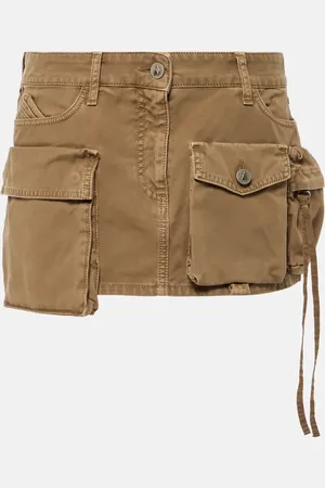 The Attico Minifalda cargo Fay de denim